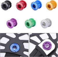 Bike Chainring Bolts Aluminium Alloy 5 Pack â Green for Road & MTB