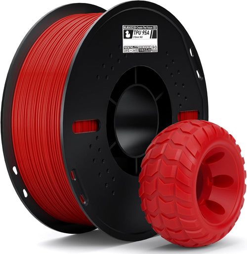 ELEGOO TPU Filament 95A 1.75mm 1kg Soft Flexible â Red