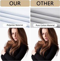 Zdada White Backdrop Screen Background,10x10ft/3x3M Collapsible Background Photography,Washable Polyester Photography Backdrop for Photo Studio, Live Streaming, Zoom Meeting, Gaming