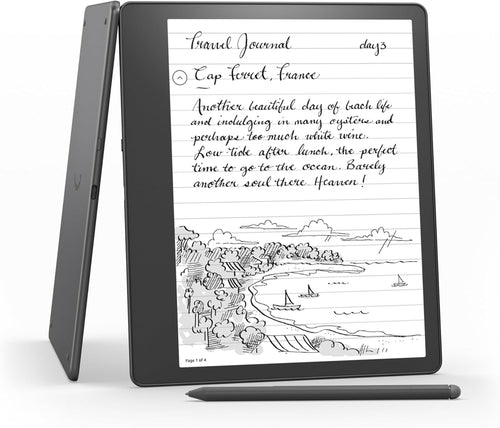 Kindle Scribe (2022 release) - 16 GB, the first Kindle and digital notebook, all in one, with a 10.2" 300 ppi Paperwhite display, with built-in notebook summarisation. Includes Basic Pen