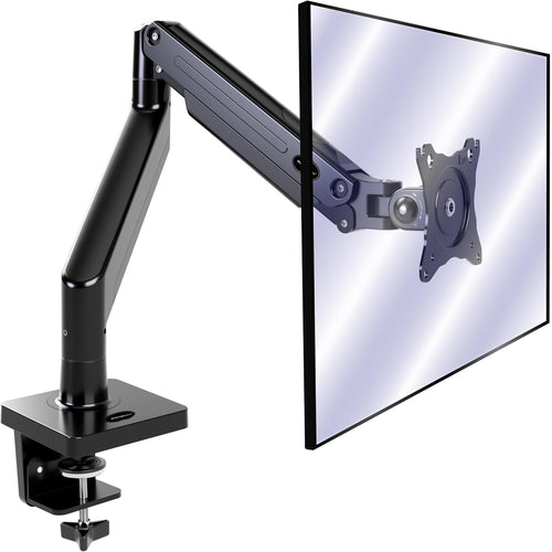 Invision Monitor Arm Bracket Mount READ DESC 24-40 Inch Screens VESA 75-100mm Ergonomic Height Adjustable Desktop Clamp Tilts Extends 2-15kg (MX450)