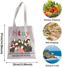 Kpop Lover Tote Bag for Fans Ã¢ÂÂ Stay Kpop Theme Cotton