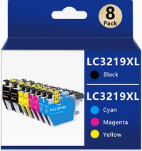LC3219XL Replacement for Brother LC3219XL LC3217 Ink Cartridges Set High Yield, for Brother MFC-J5330DW MFC-J5335DW MFC-J5730DW MFC-J5930DW MFC-J6530DW MFC-J6930DW MFC-J6935DW (8 Pack)