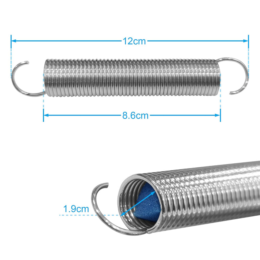 Recliner Replacement Springs Dual Hook Mechanism â 120mm 2 Pcs