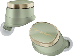 Bowers & Wilkins Pi8 True Wireless Noise Cancelling Earbuds with Bluetooth aptX, 24-bit Wireless Connection, Audio Retransmission, and 6 Built-in Microphones - Jade Green