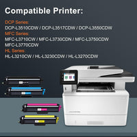 CSSTAR TN247 TN-243CMYK Toner Value Pack Replacement for Brother TN 247 TN243 Compatible for MFC-L3750CDW MFC-L3770CDW MFC-L3710CW DCP-L3550CDW DCP-L3510CDW HL-L3210CW HL-L3230CDW HL-L3270CDW (4-Pack)