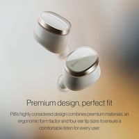 Bowers & Wilkins Pi8 True Wireless Noise Cancelling Earbuds with Bluetooth aptX, 24-bit Wireless Connection, Audio Retransmission, and 6 Built-in Microphones - Jade Green