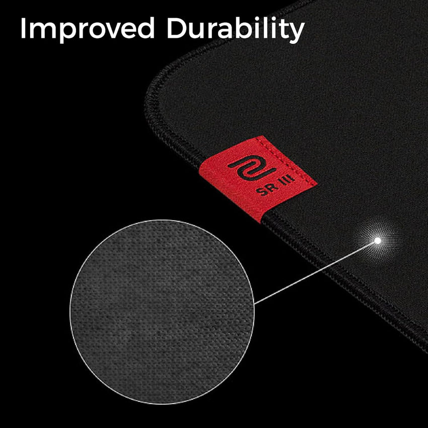BenQ ZOWIE G-SR III | Large Esports Mousepad with moisture resistance, controlled glide, dense and soft rubber base, stitched edges, non-slip base