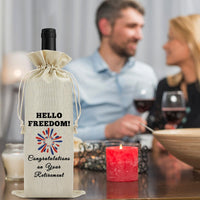 Retirement Gift Wine Bottle Bag for Colleagues â Funny Design