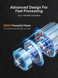 Meat Slicer with 2 * 19cm Blade, Electric Meat Slicer Machine for Home Use 200W, FOHERE Deli Food Slicer, 0-15mm Adjustable Thickness for Cheese, Bread, Include Safety Food Pusher, Silver
