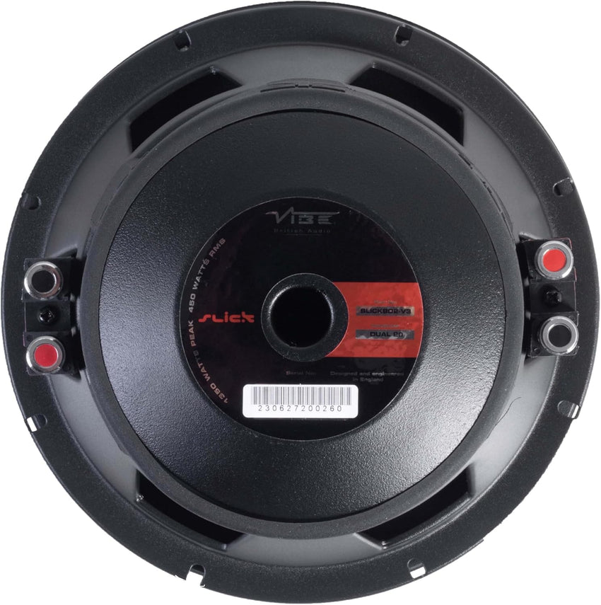 VIBE Slick 8 inch 2700W SPL 1350W Max Car Audio bass subwoofer