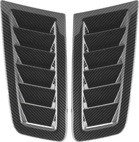 Bonnet Air Vents 2pcs Engine Hood Vents Focus RS MK2 Style â Carbon Fibre