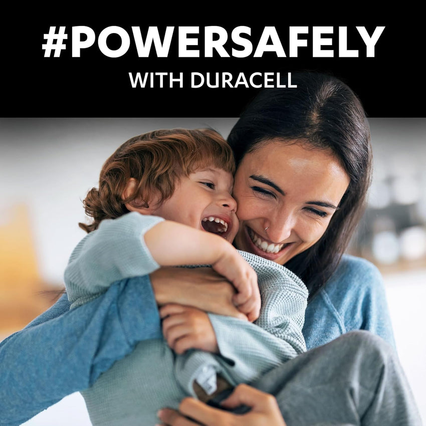 Duracell CR2032 Lithium Coin Batteries 3V (4 Pack) - Up to 70% Extra Life - Baby Secure Technology - Recommended for use in Apple AirTag - Use in Key Fobs, Home Devices, Fitness, Medical Accessories