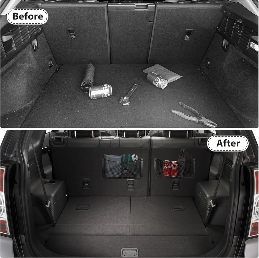 Storage Nets for Campervans Elastic Trunk Storage Bag â For Phones, Bottles, Toiletries