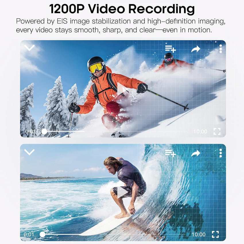 AI Camera Smart Glasses 8MP 4K Photo 1200p Video GPT Voice Assistant AI Recognition Sunglasses