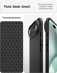 Spigen Liquid Air Case Compatible with iPhone Air (2025) [Military-Grade Drop Protection] - Matte Black
