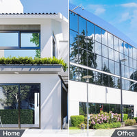 Heat Reflective Window Film One Way Mirror UV Protection 75x400cm Black