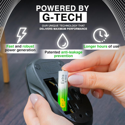 AAA Batteries Pack of 20 1.5V / Micro/Mini/Penlite / LR03 by GP Batteries Extra Alkaline Batteries Suitable for everyday use in a variety of devices - Clocks/Remotes/Mouse/Torch/Etc