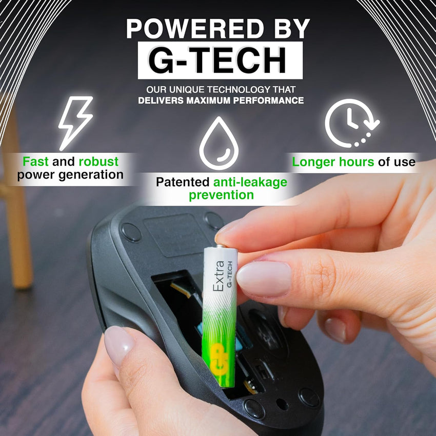 AAA Batteries Pack of 20 1.5V / Micro/Mini/Penlite / LR03 by GP Batteries Extra Alkaline Batteries Suitable for everyday use in a variety of devices - Clocks/Remotes/Mouse/Torch/Etc