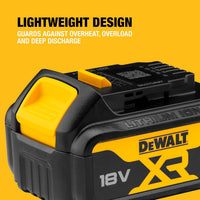 DeWALT 18V XR Rechargeable Battery 4.0Ah Ã¢ÂÂ DCB182-XJ