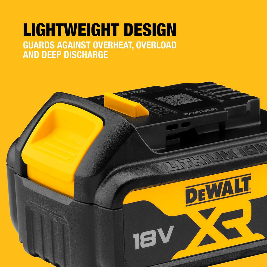 DeWALT 18V XR Rechargeable Battery 4.0Ah Ã¢ÂÂ DCB182-XJ