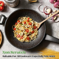 Wooden Cooking Spoons Natural Utensils â 13.2-inch Set of 4