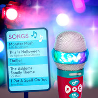 Battat - Toy Karaoke Mic - Light - Up & Voicechanging Microphone - Record & Playback - Sing - Along With Bluetooth - 3+ Years- Musical Light Show Microphone