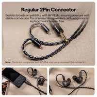 LINSOUL Terras Modular IEM Cable Detachable Connectors 3.5 Only