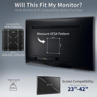VIVO Steel VESA TV and Monitor Mount Adapter Plate Bracket for Screens 23" to 42" | Conversion Kit for VESA up to 200x200mm (MOUNT-AD2X2)