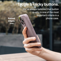 TineeOwl for iPhone 16 Pro Magnetic Case, [Covered Camera Control Button], Compatible with MagSafe, TPU, Minimalist, Slim/Thin, Grippy - Dune Series (Dusty Lilac, iPhone 16 Pro)