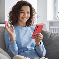 Silicone Cover for Samsung Galaxy A05s 4G (6.7 Inches) No screen protector incl Soft Silicone Ultra Thin TPU Case for Samsung Galaxy A05s 4G â Red