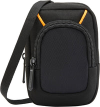 Amazon Basics Large Compact Digital Camera Case with Internal Padding for 5.2 x 3.2 x 1.0 inch Cameras, Solid, Black, Small