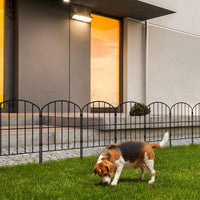 Decorative Garden Fence Fencing, 27ft (L) x 24in (H) Animal Barrier for Dog