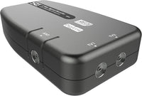 Signal Booster, SLx TV Amplifier Two Output 27822BMR - Improve Picture Quality And Channel Reception - Boost Your HD TV/FM/DAB Signal. 2 Way - For HD and Freeview, Grey