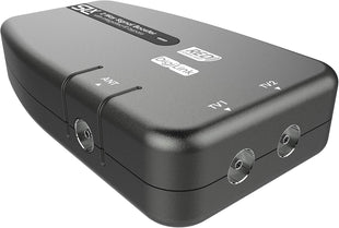 Signal Booster, SLx TV Amplifier Two Output 27822BMR - Improve Picture Quality And Channel Reception - Boost Your HD TV/FM/DAB Signal. 2 Way - For HD and Freeview, Grey