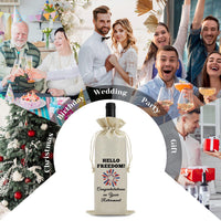 Retirement Gift Wine Bottle Bag for Colleagues â Funny Design