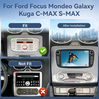 Car Radio Android Touch Screen 2G+64G with CarPlay Android Auto â Ford Focus Mondeo