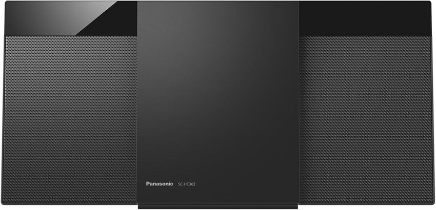 Panasonic SC-HC302EB-K Modern HiFi System with FM / DAB / DAB + Radio, 20W Speaker and CD Player, Bluetooth USB playback, Black