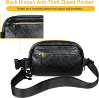 Fanny Packs for Women Adjustable Strap Crossbody Bag Ã¢ÂÂ Black