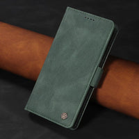 ILING Case for Xiaomi Redmi Note 11 Pro+ Plus 5G, Ultra-thin Leather PU Skin Wallet Cover Flip Folio Shockproof Case with Card Slots, Kickstand, Magnetic Close, RFID Blocking (Green)