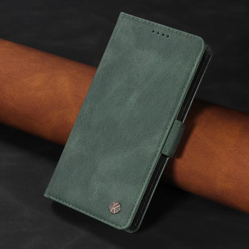 ILING Case for Xiaomi Redmi Note 11 Pro+ Plus 5G, Ultra-thin Leather PU Skin Wallet Cover Flip Folio Shockproof Case with Card Slots, Kickstand, Magnetic Close, RFID Blocking (Green)
