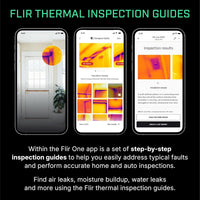 Flir One - Thermal Imaging Camera for iOS Smartphones (iPhone 14 and Older w/Lightning Port), 240x180 Super Resolution (80x60 Native IR)