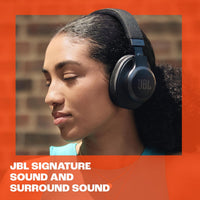 JBL Live 770 NC Wireless Over-Ear Headphones with Noise-Cancelling Technology and 65-Hour Battery Life, Sandstone