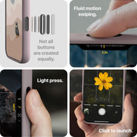 TineeOwl for iPhone 16 Pro Magnetic Case, [Covered Camera Control Button], Compatible with MagSafe, TPU, Minimalist, Slim/Thin, Grippy - Dune Series (Dusty Lilac, iPhone 16 Pro)