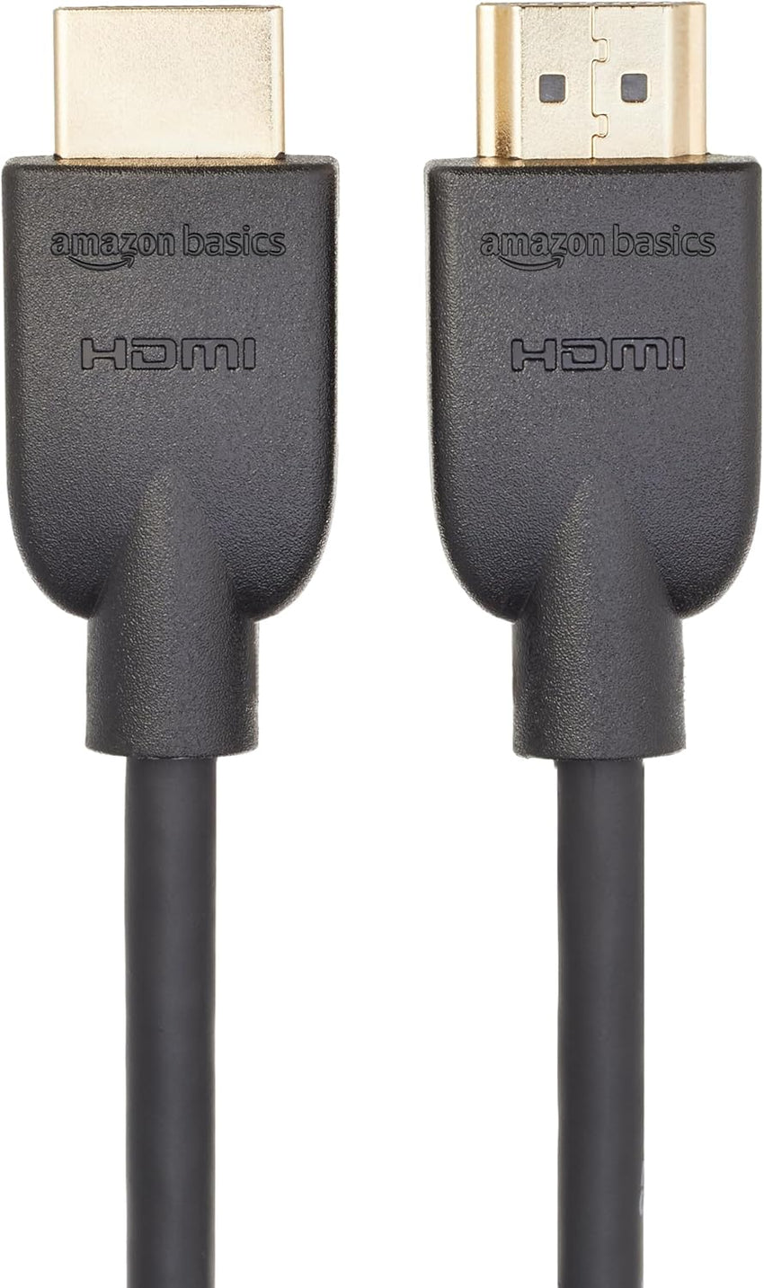 Amazon Basics 4K HDMI Cable 3m - 18Gbps High Speed with Ethernet, 4K@60Hz, 2160p, Black