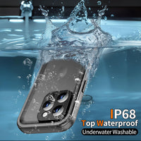 Cozycase for iPhone 13 Pro Max Waterproof Shockproof Case with Screen/Camera Protector - Unbreakable/Heavy Duty/Front and Back Coverã360 Full Body ProtectiveãUnderwater Dustproof Antishock Hard Bumper