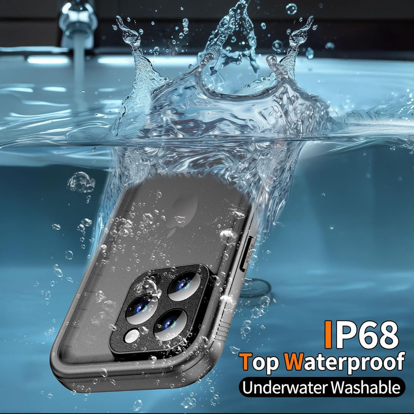 Cozycase for iPhone 13 Pro Max Waterproof Shockproof Case with Screen/Camera Protector - Unbreakable/Heavy Duty/Front and Back Coverã360 Full Body ProtectiveãUnderwater Dustproof Antishock Hard Bumper