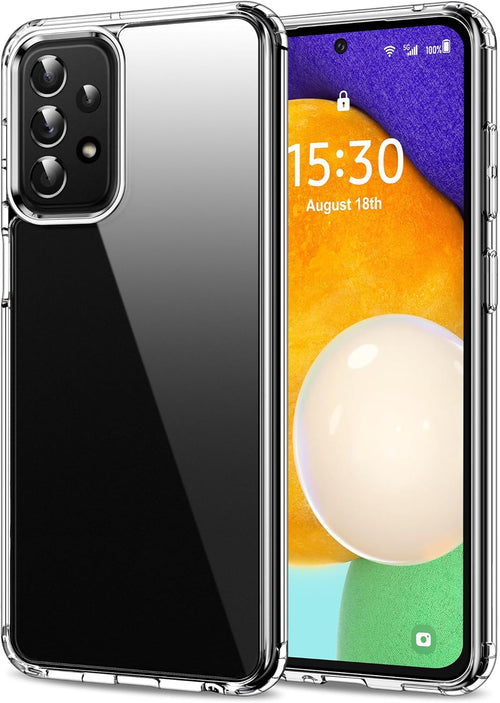 HOOMIL Case for Samsung Galaxy A52 5G/A52 4G/A52s 5G, Non-Yellowing, Drop Protection, Anti-Scratch Transparent Hard Back Phone Cover - Crystal Clear