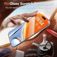TOCOL 2 Pack Screen Protector for iPhone Air 6.5-Inch, Instant Installation, Tempered Glass HD Clear, Military Grade Shatterproof, Case Friendly, Full Coverage Protection for iPhone 17 Air