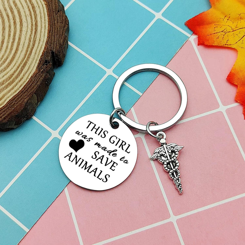 Vet Tech Keyring Appreciation Gift for Veterinary Technician ÃÂ¢ÃÂÃÂ One Size